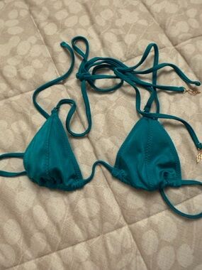 Inamorata Capreria Bikini Top in Teal.